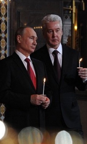 Putin i Kristus Frälsarens katedral